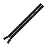 Y.K.K マルチリングファスナー シルバー 黒 30cm 同色3本入 5RNP30-580