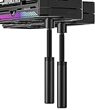 GPUサポート グラフィックボード スタンド ブラケット ビデオカード たるみ防止 ホルダー(ブラックL 74-120mm, 1個)