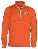 NCAA Oklahoma State CowboysメンズOVB Quarter Zip Poly Fleece、オレンジ、スモール