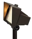 Hinkley Lighting 1521BZ T4 Flood Light with Frosted Lens 50 Watt Maximum, Bronze [並行輸入品]