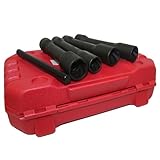 Simplyシルバー – 5 pc 1 / 2 " Dr。ツイストソケット拡張150 mmインパクトソケットセット17 mm 19 mm 21 mm 22 mm