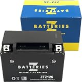 Z BATTERIES バイクバッテリー YTZ12S ユアサ 互換 ZTZ12S シールド型 AGM 充電済み FTZ12S STZ12S BMZ12S フォルツァ シャドウ750 フェイズ vfr シルバーウイング