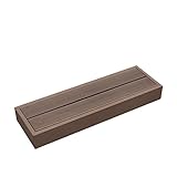 人工木ウッドデッキ ステップ 連結用ネジ付 樹脂 デッキ 縁台【2色選択可】 (ダークブラウン)