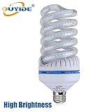 OUYIDE Spiral LED Corn Light Bulbs 200 Watt Equivalent 24W Daylight 6000K E26 E27 Medium Screw Base 