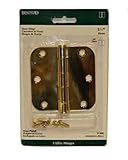 Brainerd 3 – 1 / 2 "真鍮ドアヒンジ5 / 8 "半径31488