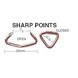 2000 QTY : c.s. Osborne & Co。No。773 – Hogリング – 銅コーティングとシャープポイント – MPN # 64797