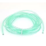 uxcell エアチューブ　ホースチューブ　クリアグリーン　5m長さ 6x4mm PU製