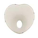 Dovewill 赤ちゃん　幼児　快眠ダッズ　ハート型　メモリー 綿　向き癖防止枕　ベビー枕　 まくら　ピロー　寝姿を矯正　快適　全3色 - ベージュ