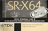 TDK カセットテープ SR-X 64分 ハイパワー ハイポジ SR-X64K