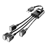 サンワサプライ 一括集中スイッチ付き電源延長コード（2P・4分岐・4個口・ブラック） TAP-EX4SWBK