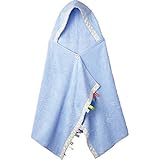 今治製　フード付バスタオル 【ブル－】