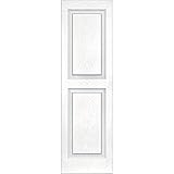 Vantage 3114047123 14X47 Raised Panel Shutter/Pair 123, White [並行輸入品]