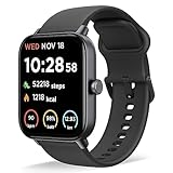 スマートウォッチ iPhone & Android対応 レディース Bluetooth 5.3搭載 Alexa音声アシスタント 1.8インチ大画面 100種類のスポーツモード IDW19 通話機能・メッセージ通知 睡眠・健康管理 天気予報 IP68防水 7～15日間の長持続バッテリー 日本語説明書付き