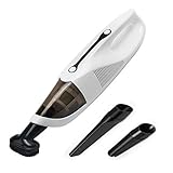 EVERTOP ハンディクリーナー コードレス掃除機 4500Pa 強吸引力 100W 充電式 クリーナー 車内 卓上用 (ホワイト)