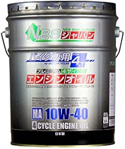 Amazon Nbsジャパン バイク専用 プレミアムエンジンオイル 10w40 日本製 Sl 鉱物油 l 4サイクル用 1101 車 バイク 車 バイク