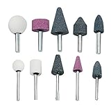 10ピースセット 研磨フェルト ウール研削ヘッド 電動ドリル用 鏡面研磨や金属磨(写真のように)