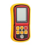 KKmoon GM130 デジタル 超音波 厚さ計 1.00〜300mm 深さゲージ+音速計 LCDバックライト付き 厚さテスター 深度メーター