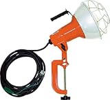 [3704220]ハタヤ　防雨型作業灯　リフレクターランプ２００Ｗ　２００Ｖ電線０．３ｍ　バイス付 RG2200