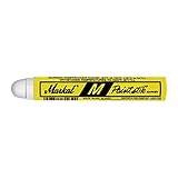 Markal 81920 M Paintstik Annealling and Heat Treating Solid Paint Marker (Up to 1600 F), White (Pack