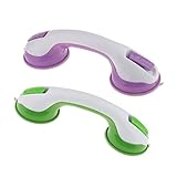 Kesoto ２個　ハンドル　　パーツ　バスルーム　シャワー　サクション　安全グリップ　バーパー　プルグリーン