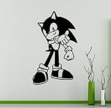 ソニックSonic Hedgehogビニールデカール壁ビニールステッカービデオゲームCartoonsホーム内部子供キッズ部屋インテリア2（SNC )