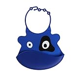 Hollazilla(ホラズイラ) 高品質 ビブ シリコーン エプロン 赤ちゃん ロバ 漫画 ビョルン