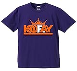 HOORAY(フーレイ) ダンス 衣装 ヒップホップ キングロゴTシャツ M パープル