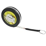 uxcell 巻尺 　 10Mロング 　10M x 13mm　プラスチック　ケース　ブラック　ホワイト