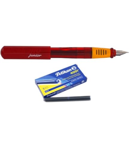 Amazon | Pelikan(ペリカン) ペリカーノ Jr 万年筆 レッド & GTP
