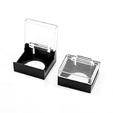 uxcell 防水スイッチカバー プラスチック ラウンドスイッチヘッド径16mm 2個入り