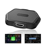ATOTOMOVE AD1 カープレイ ワイヤレス CarPlay Box ボックスアダプター 車載HDMI入力対応、2 in 1ドングル CarPlay無線化 iphone対応、プラグ＆プレイ マルチメディアハブ（TVボックス/ゲーム機/DVD/ブルーレイ対応）、Bluetooth 5.2、OTAアップデート対応、ブラック