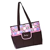 IPOTCH ベビー おむつバッグ　ママバッグ　出産祝い ベビー用品収納　人気なママ旅行用バッグ 多機能 大容量　全3色 - 赤