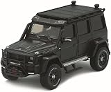 【Almost Real】Brabus 550 Adventure Mercedes-Benz G-Class 4x4 2017 Obsidian Black 1/64スケール 完成品ミニカー 660302001