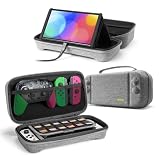 Nintendo Switch 有機ELモデル対応 tomtoc スイッチ 専用ケース プロコン収納 持ち運び キャリングケース ハードポーチ 大容量 プロコントローラー ゲームカード収納 アクセサリーポーチ