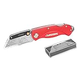 Husky Sure-Grip Folding Lock Back Utility Knife (Colors Vary) [並行輸入品]