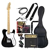 Photogenic フォトジェニック エレキギター 初心者入門 エントリーセット TLシンラインタイプ セミホロウボディ ブラック TLT-200/BK [ソフトケース/シールド/アンプ/チューナー/ストラップ/ピック/ピックケース/弦/ワインダー/教則DVD/調整用レンチ付属]