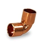 Everflow Supplies ccln0300 90度C X C銅ショート半径エルボ継手with 2つはんだカップ 2 Inch CCLN0200 1