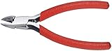 Xcelite 54CGV Forged Alloy Steel Diagonal Plier with Standard Jaw, 4' Length, 13/32' Jaw Length, Red