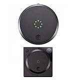 August Smart Lock with Video Doorbellカムダークグレーで