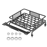 Cryfokt荷物トレイルーフラック、耐久性のあるルーフラック RC ルーフ荷物キャリア、RC クローラー RC (22x8.5x4.5cm / 8), CRYFOKTW90BRPDNHU-02