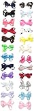 Little Cuties Little Girls 24グログランミニリボンClippies、盛り合わせ、infant-toddler