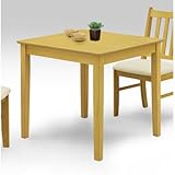 ダイニングテーブル 幅75cm ブラウン ナチュラル 木製 北欧風　2人用 (ナチュラル)