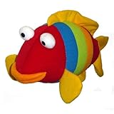 Springy Animal Mobile - Goldfish a bright stripey bouncy fun friend by Panopoly
