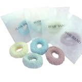 ホテルアメニティ ヘアゴム 個包装タイプ 業務用 パイルゴム Sサイズ (30×10mm) 4色 おまかせアソート500個セット