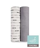 aden by aden + anais (エイデン バイ エイデンアンドアネイ) 【日本正規品】シルキーソフト スワドル2枚入り flying arrow J3982