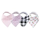 [ コッパーパール ] Copper Pearl スタイ バンダナ ビブ 4枚セット よだれかけ お食事エプロン Rosie Set ロージー X00144O2JR よだれカバー セット 赤ちゃん ベ