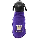NCAA Washington Huskies Polar Fleece犬スウェットシャツ L