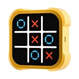 TicTacToe ボードゲーム 3イン1ハンドヘルドパズルゲームコンソール TicTacToe ボードゲーム TicTacToe ミニ TicTacToe プレイセット 知育玩具 ボードゲーム 子供向け ボードゲーム 子供向けハンドヘルド パズル ゲーム コンソール ロードトリップアクティビティ、家族の集まり発指先おもちゃボードゲーム