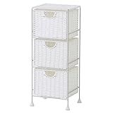 3段ラック (トイレ収納棚) スチール/ペーパー 引き出し収納付き FKG-239WH ホワイト (白) 生活用品 インテリア 雑貨 インテリア 家具 収納家具 フリーラック top1-ds-1457634-ak [簡易パッケージ品]