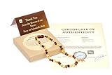Multicolor Baltic Amber teething necklace for baby and tot from Splendidly Baby offers time tested n
